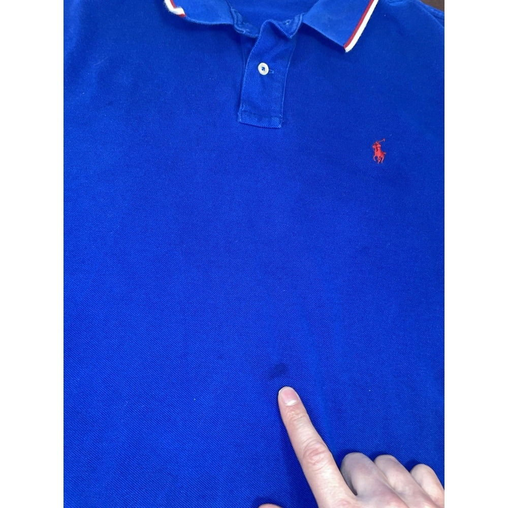 Polo Ralph Lauren Deep Blue Collared Dress Shirt - 2XL - Picture 3 of 4